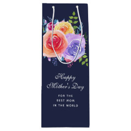 Die beste Mama für die Rose zum WeltMuttertag Geschenktüte Für Weinflaschen
