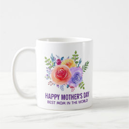 Die beste Mama für die Rose zum WeltMuttertag Kaffeetasse