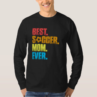 Die beste Mama für Fußball Retro Vintager Funny So T-Shirt