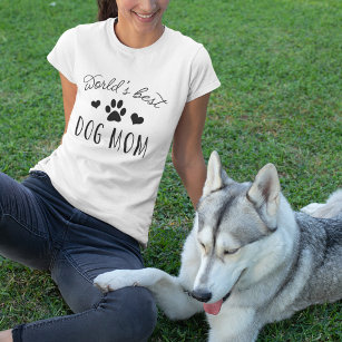 Die beste Mama für Hunde der Welt T-Shirt