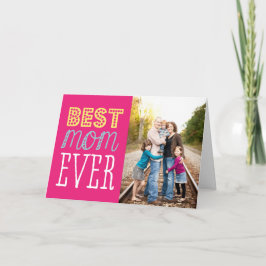 Die beste Mama für jeden Muttertag Karte