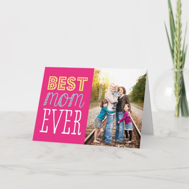 Die beste Mama für jeden Muttertag Karte (Vorderseite)