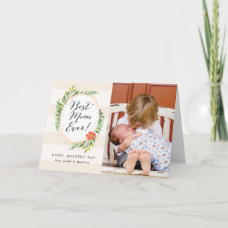 Die beste Mama für jedes Foto Muttertagskarte Karte