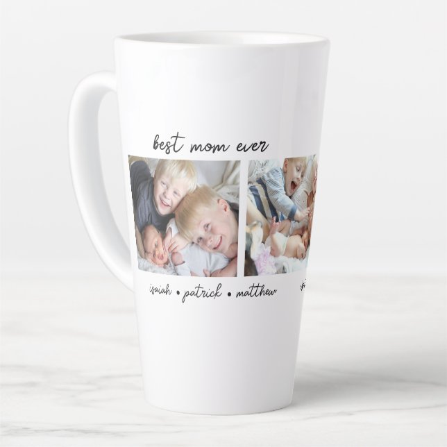 Die beste Mama für Kinder Milchtasse (Linke Ecke)