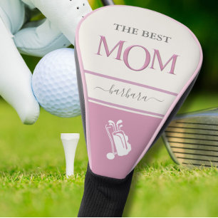 Die beste Mama für stilvolle Pink Lavendel Letteri Golf Headcover