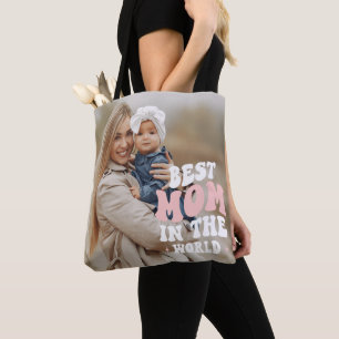 Die beste Mama im World Foto Tote Bag