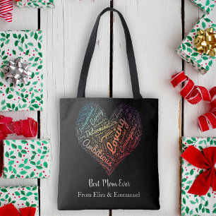 Die beste Mama je Kind nennt farbenfrohen Mutterta