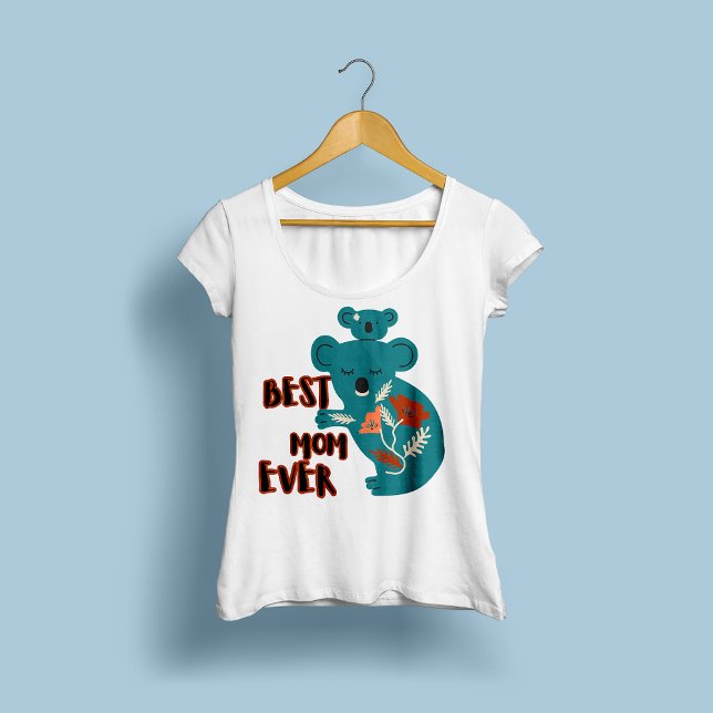 Die beste Mama je Koala Muttertag T-Shirt (Von Creator hochgeladen)