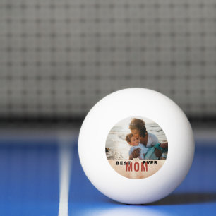Die beste Mama je Wasserfarbe Muttertag Foto Tischtennisball