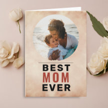 Die beste Mama je Wasserfarben Muttertagskarte
