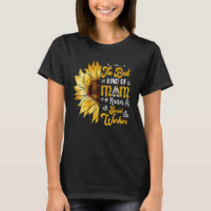 Die beste Mama löst ein Sonnenblumenchaos unter de T-Shirt