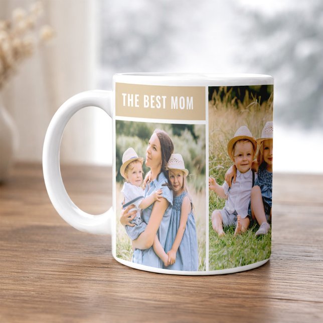 Die beste Mama neutrale Mütter Tagesfoto Collage Kaffeetasse (Von Creator hochgeladen)
