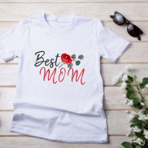 Die beste Mama Rote Rose Wasserfarben Muttertag