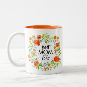 Die beste Mama seit der Tasse des Blumenkaffees