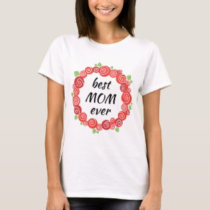 Die beste Mutter aller rote Rosen hat niedliche Bl T-Shirt