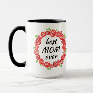 Die beste Mutter aller rote Rosen hat niedliche Bl Tasse