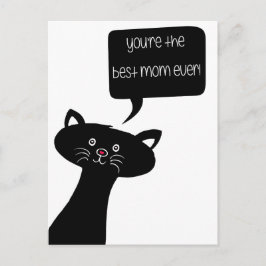 Die beste Mutter aller Zeiten! - Niedliche Black C Postkarte