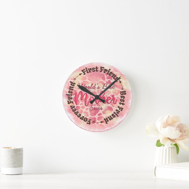 Die beste Mutter aller Zeiten Runde Wanduhr (Zuhause)