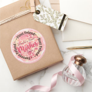 Die beste Mutter aller Zeiten Runder Aufkleber