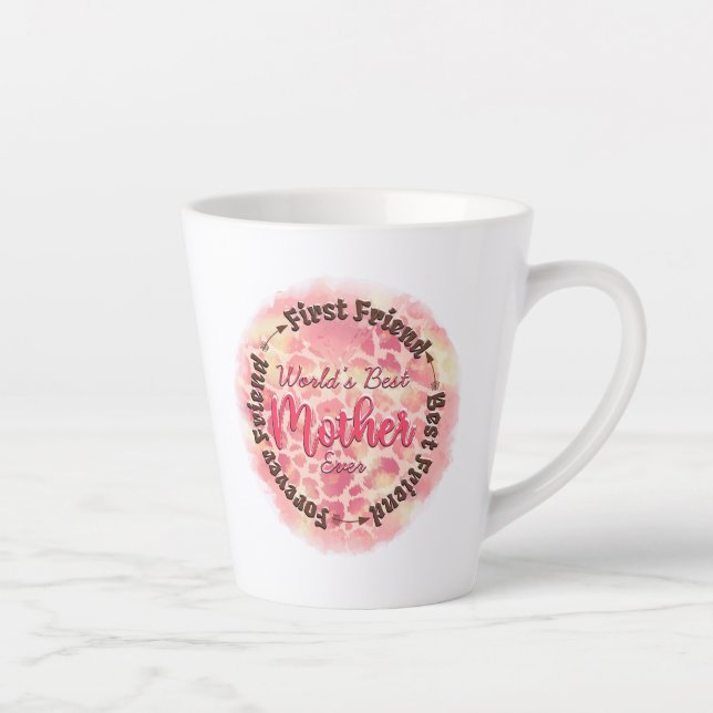 Die beste Mutter der Welt je Erster Freund Der bes Milchtasse (Rechts)