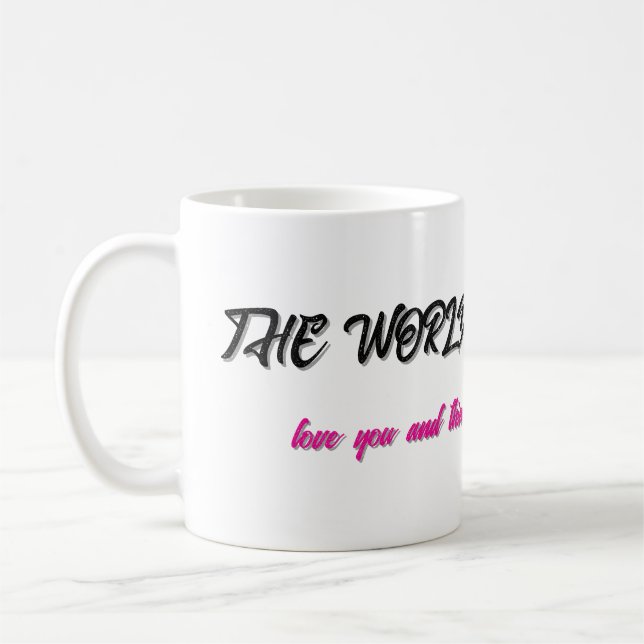 die beste Mutter der Welt Kaffeetasse  (Links)