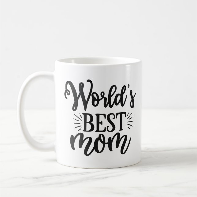 Die beste Mutter der Welt Kaffeetasse (Links)