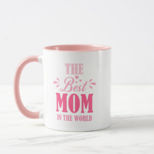 Die beste Mutter der Welt   Rosa Muttertag Tasse