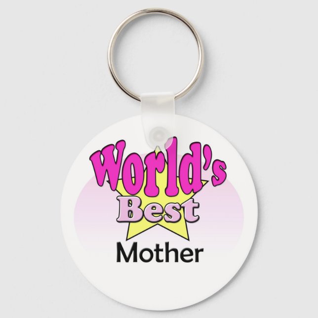 Die beste Mutter der Welt Schlüsselanhänger (Vorderseite)