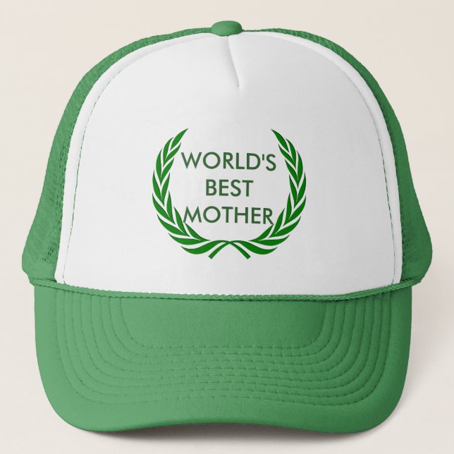 Die beste Mutter der Welt Truckerkappe (Vorderseite)