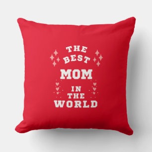 die beste Mutter Throw Pillow Kissen