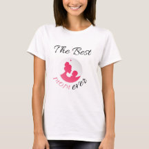 Die beste Mutter überhaupt Mutter Baby Silhouette