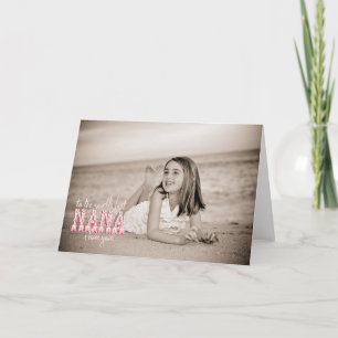 Die beste Nana der Welt, ich Liebe dich! Karte