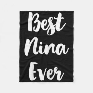 Die beste Nina-je-Familie Niedlich Fleecedecke