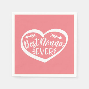 Die beste Nonna je Serviette