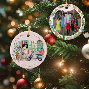 Die beste Oma der Welt Personalisiert Keramik Ornament