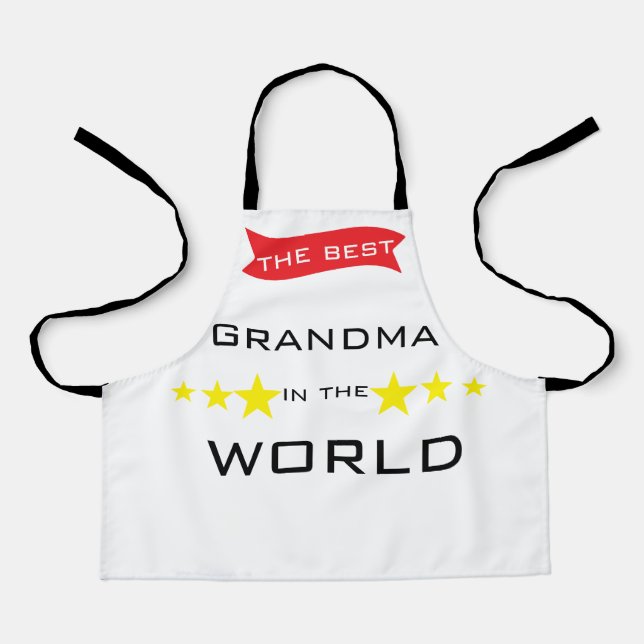 Die beste Oma der Welt  Schürze (Vorderseite)