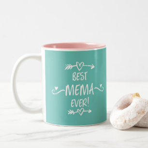 Die beste Oma ever Zweifarbige Tasse
