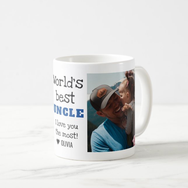 Die beste Onkel-Liebe der Welt für das 2. Foto    Kaffeetasse (VorderseiteRechts)