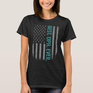 Die beste Opa-Fahne aller amerikanischen Vater für T-Shirt
