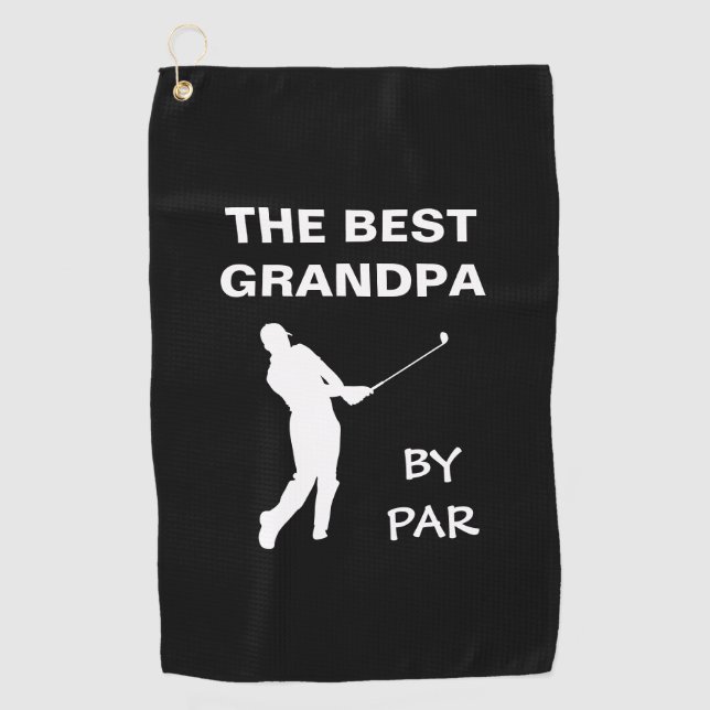 Die beste Opa Par Golf Grand Pub Golfer Golfhandtuch (Vorderseite)