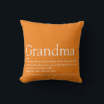 Die beste Orange der Welt Kissen<br><div class="desc">Personalisieren Sie für Ihre spezielle Oma, Großmutter, Granny, Nan, Nanny oder Abuela, um ein einzigartiges Geschenk für Geburtstage, Weihnachten, Muttertag, Babyduschen, oder jeden Tag, den Sie gewollt, um zu zeigen, wie viel sie Ihnen bedeutet. Eine perfekte Art, ihr zu zeigen, wie phantastisch sie jeden Tag ist. Sie können den Hintergrund...</div>