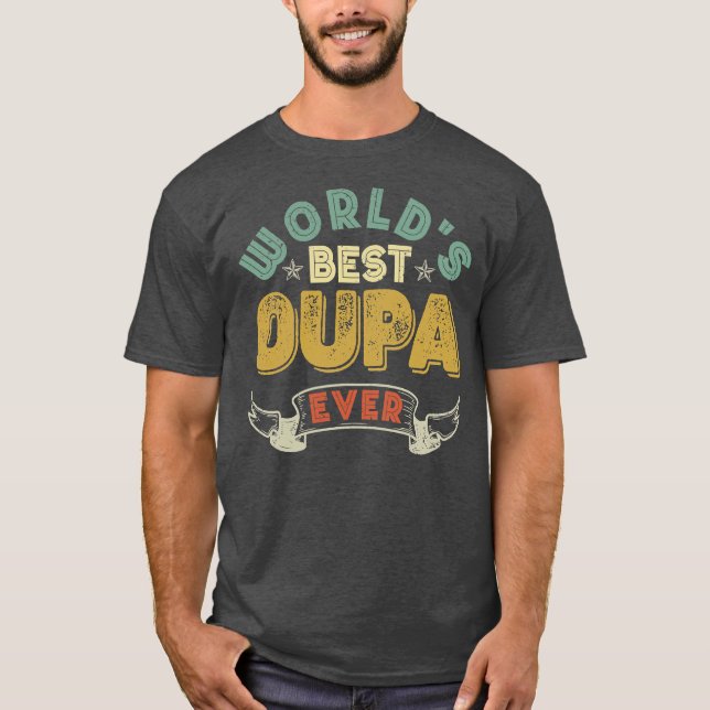 Die beste Oupa der Welt je Funny South African T-Shirt (Vorderseite)