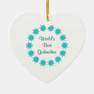 Die beste Patin der Welt Keramik Ornament