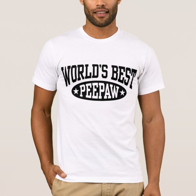 Die beste PeePaw der Welt T-Shirt (Vorderseite)