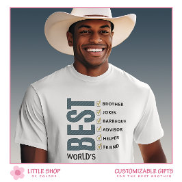 Die beste Personalisierte Checkliste der Welt T-Shirt