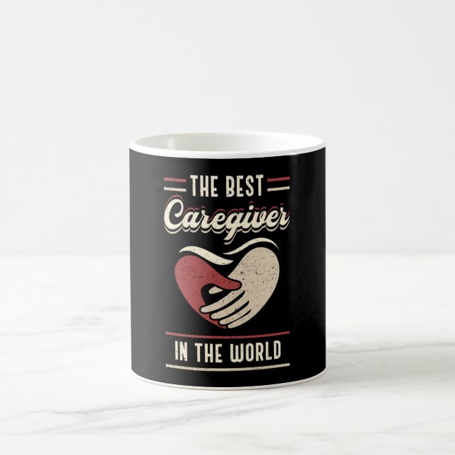 Die beste Pflegeperson der Welt Kaffeetasse (Mittel)