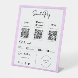 Die beste QR-Code-Zahlung per Telefon-Preisschild Sockelschild