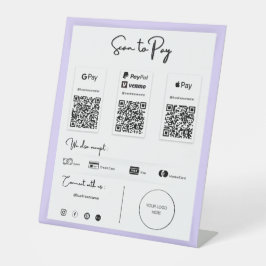 Die beste QR-Code-Zahlung per Telefon-Preisschild Sockelschild