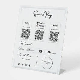 Die beste QR-Code-Zahlung per Telefon-Preisschild Sockelschild