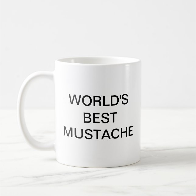 Die beste Schnurrbart-Tasse der Welt Kaffeetasse (Links)
